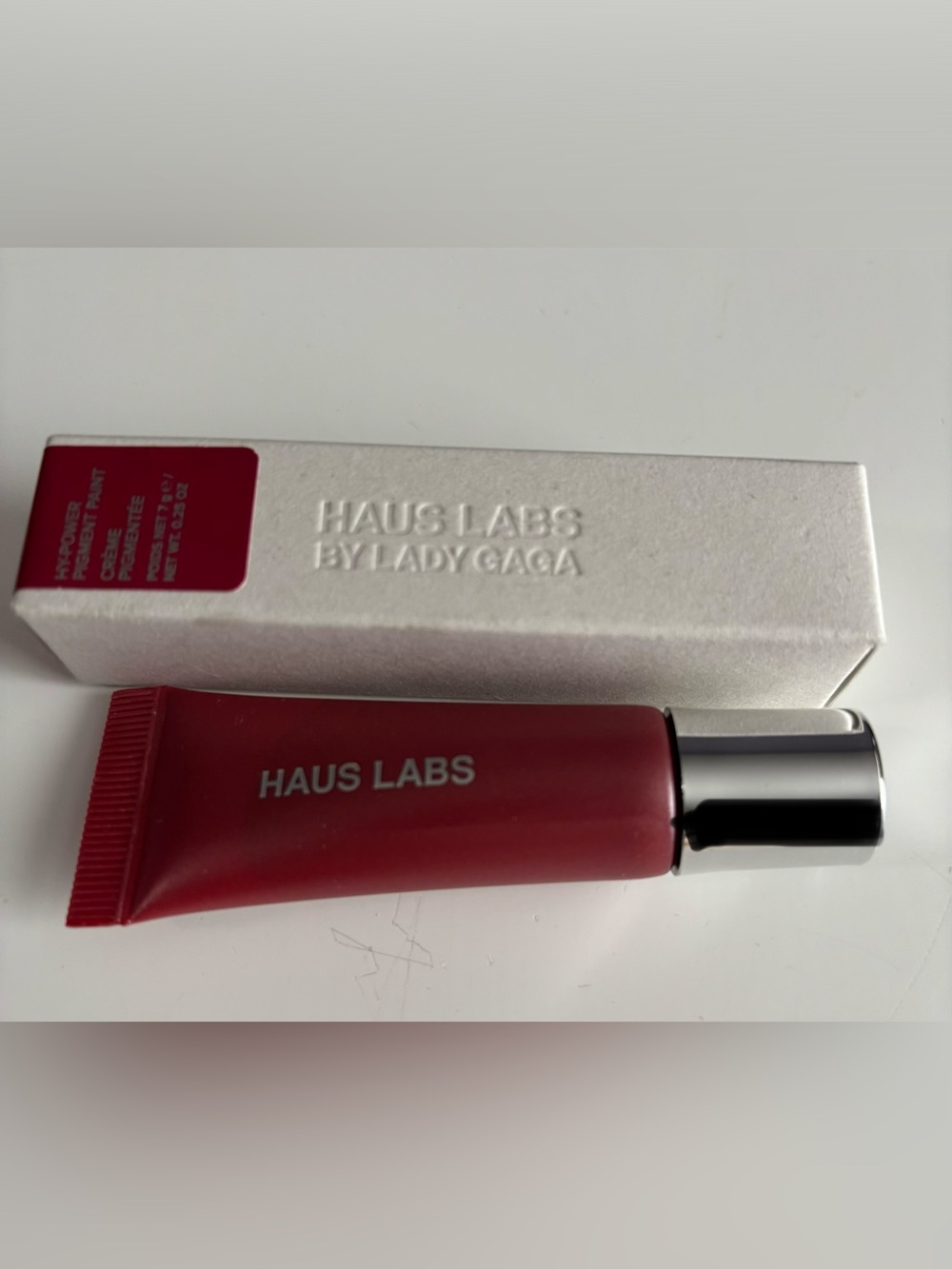 NEW Haus Labs By Lady Gaga HY-Power Pigment Paint in Burgundy shimmer.
